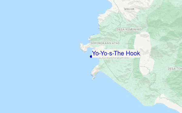 Yo-Yo's-The Hook location map