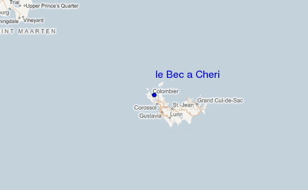 le Bec a Cheri location map