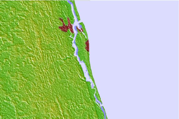 Surf spots located close to A Street