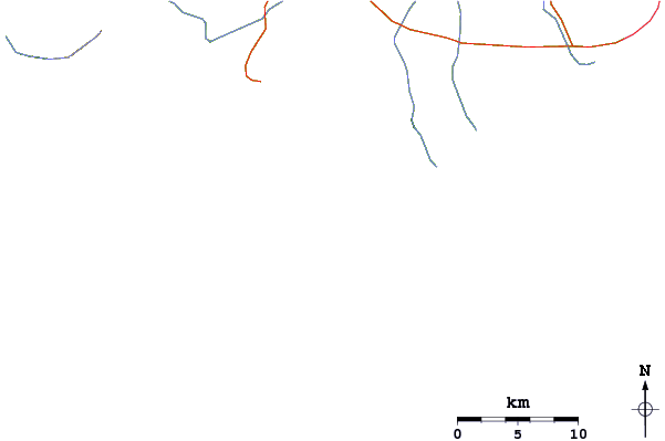 Roads and rivers around Aan
