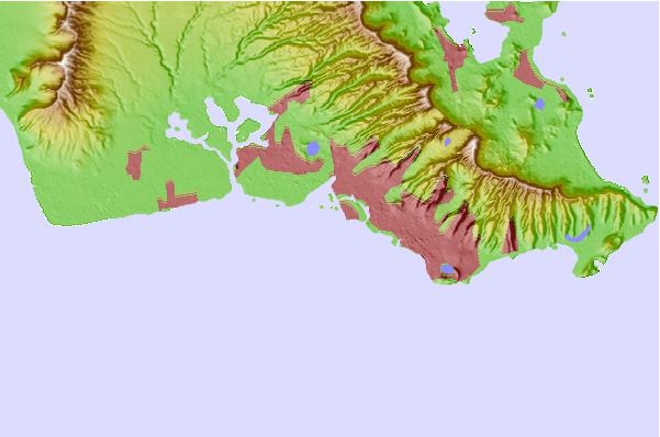 Surf spots located close to Abalolo Reef