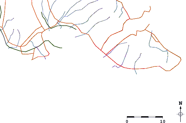 Roads and rivers around Abalolo Reef