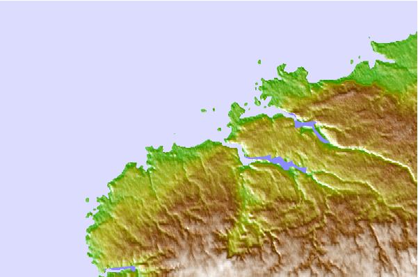Surf spots located close to Aber Wrac'h Point