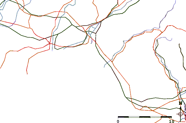 Roads and rivers around Aberavon