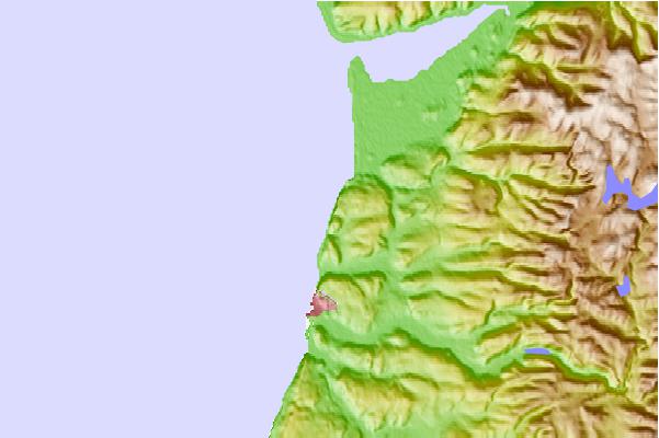 Surf spots located close to Aberystwyth harbour trap