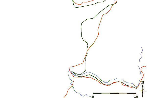 Roads and rivers around Aberystwyth harbour trap