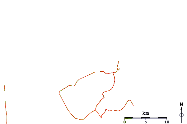 Roads and rivers around Abrami Beach (Naxos)