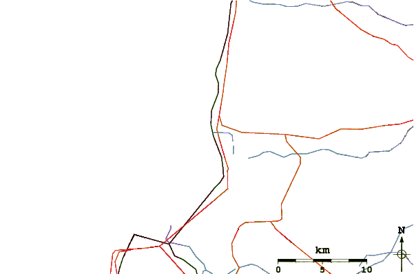 Roads and rivers around Acre (Mifalim) or Ako