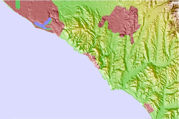 Surf spots located close to Agate and Pearl Street