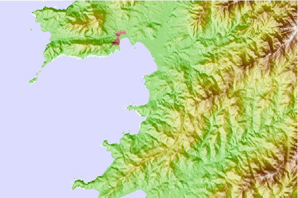Surf spots located close to Agosta