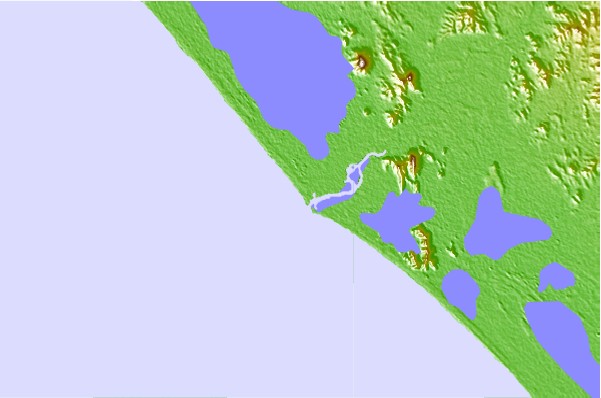 Surf spots located close to Agua Verde