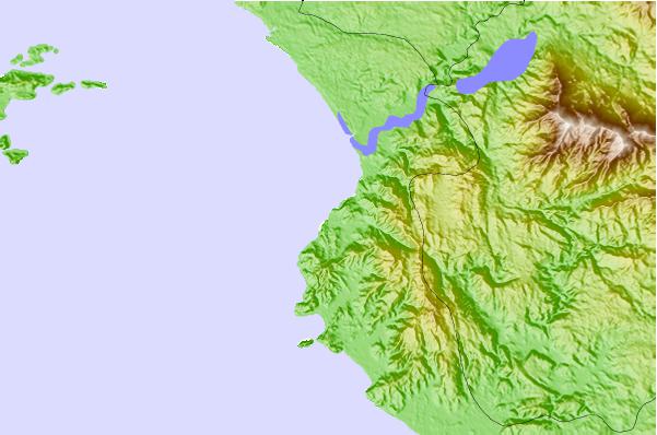 Surf spots located close to Agujas