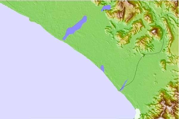 Surf spots located close to Ahijedero
