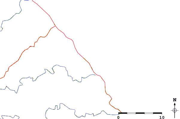 Roads and rivers around Ahtopol