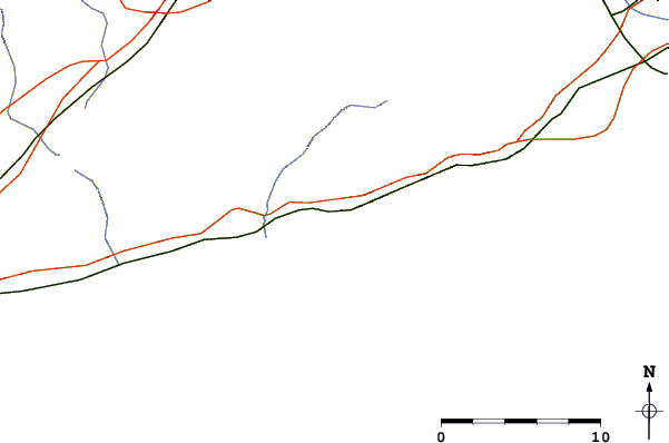 Roads and rivers around Aiguadolc