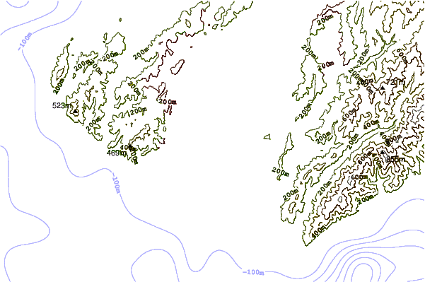 Shoreline around Airport Rights