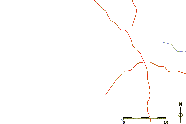 Roads and rivers around Praia dos Aivados