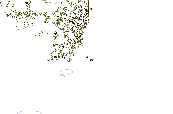 Shoreline around Akwaadi