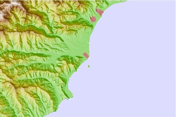 Surf spots located close to Albenga