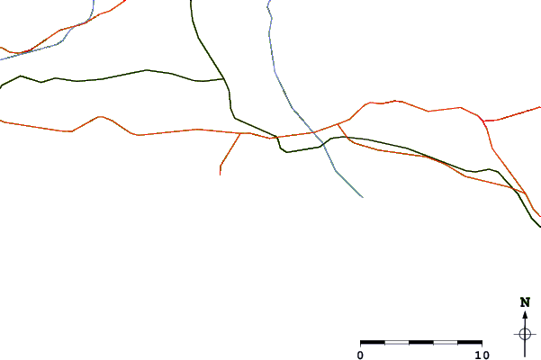 Roads and rivers around Alfagar
