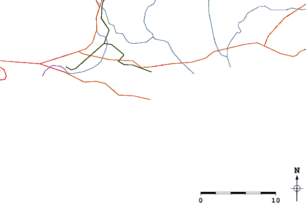 Roads and rivers around Almanarre - Le Petit Port