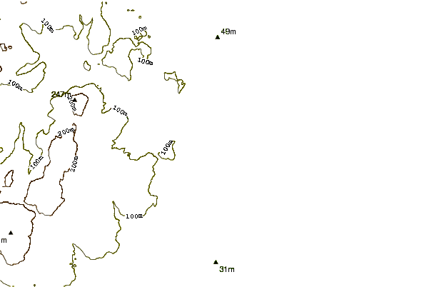 Shoreline around Aln Estuary