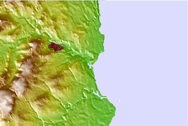 Surf breaks located close to Aln Estuary