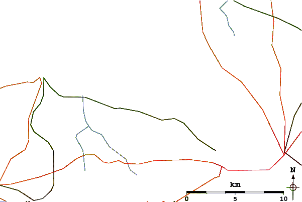 Roads and rivers around Alogarde