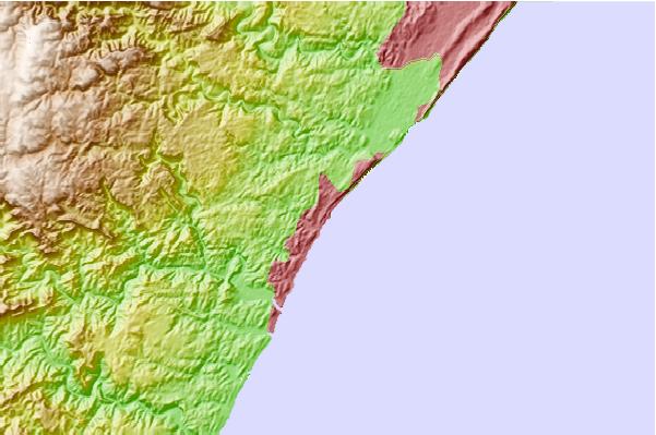 Surf spots located close to Amanzimtoti