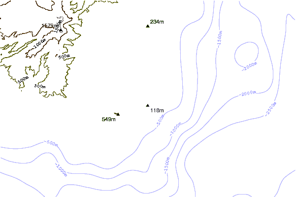 Shoreline around Ammonias
