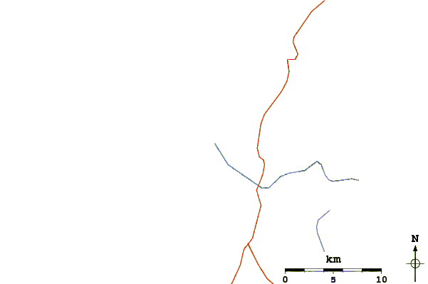 Roads and rivers around Amoreira