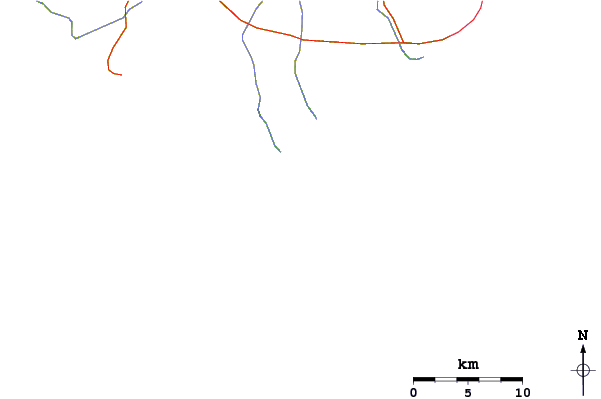 Roads and rivers around Ampang