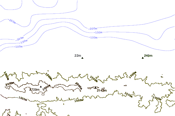 Shoreline around Anare