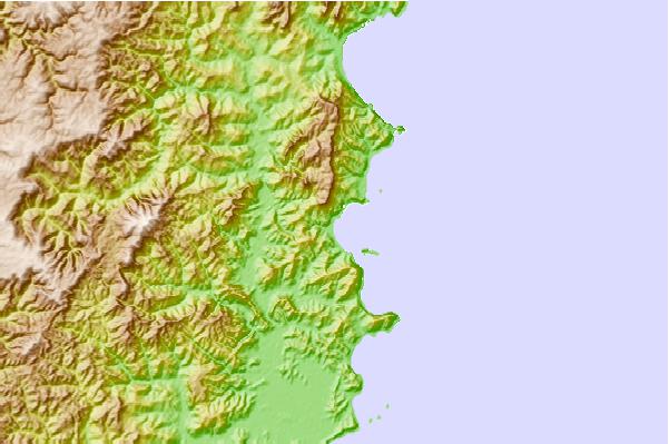 Surf spots located close to Anaura Bay