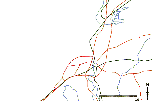 Roads and rivers around Anglet - Les Dunes