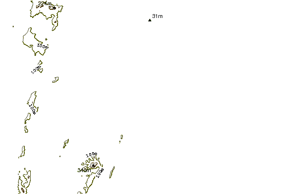 Shoreline around Angourie Point
