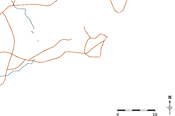 Roads and rivers around Anna Bay-Morna Point