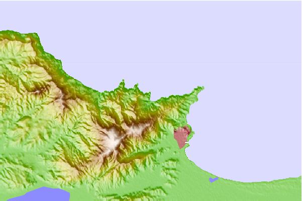 Surf spots located close to Annaba - Seraidi beach