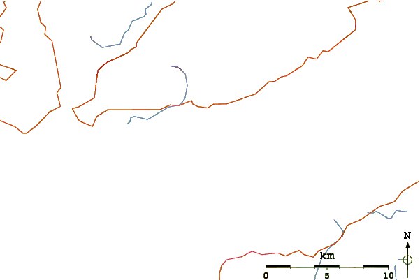 Roads and rivers around Annascaul Rivermouth