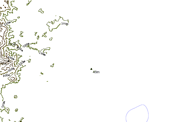 Shoreline around Anne Street Reef