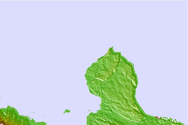 Surf spots located close to Anse Bertrand