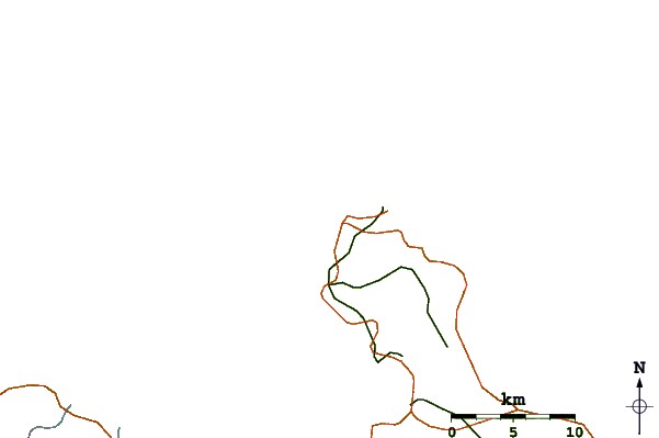 Roads and rivers around Anse Bertrand