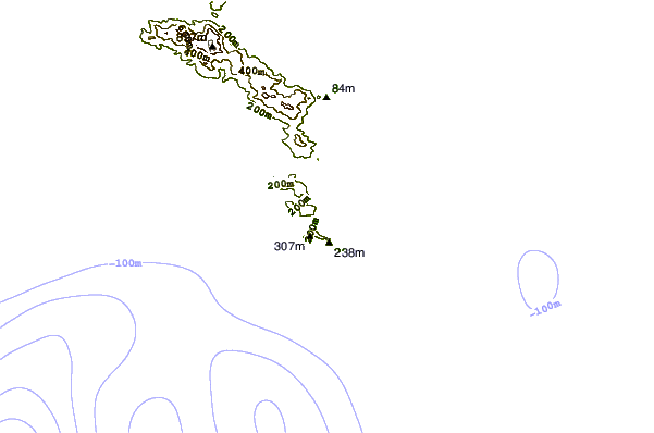 Shoreline around Anse Forbans