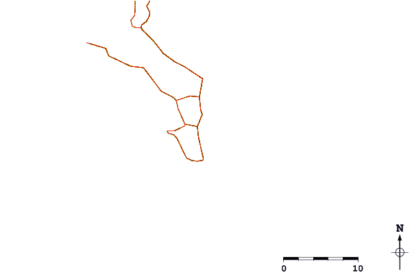 Roads and rivers around Anse Royale