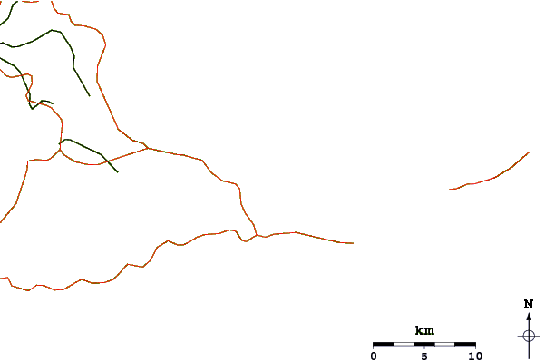 Roads and rivers around Anse Salabouelle