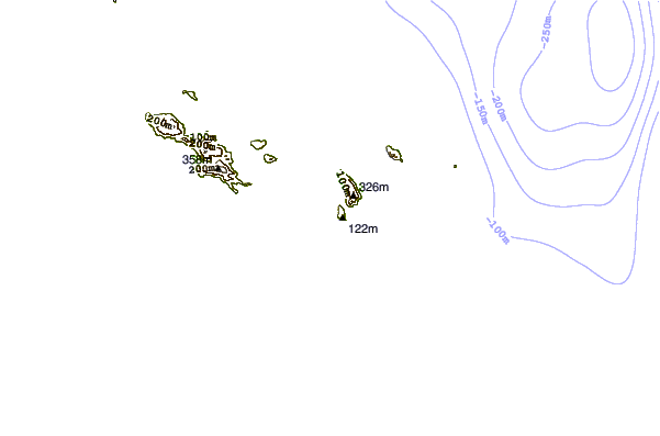 Shoreline around Anse Source Argent