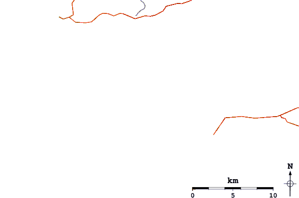 Roads and rivers around Anse de Pen-Hat