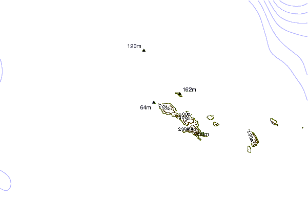 Shoreline around Anse Georgette