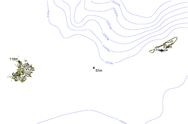 Shoreline around Anse a La Gourde