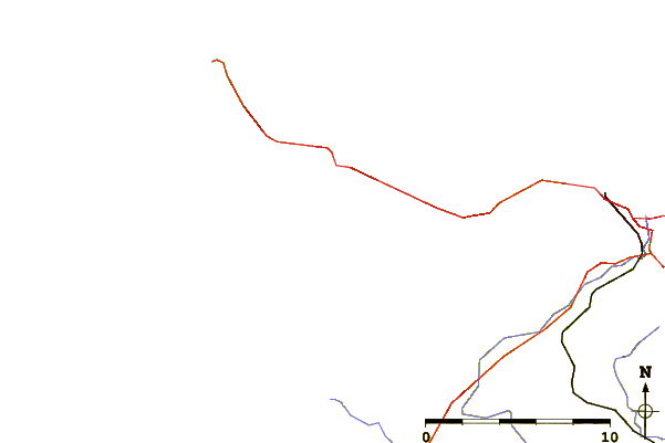 Roads and rivers around Anse de Vauville